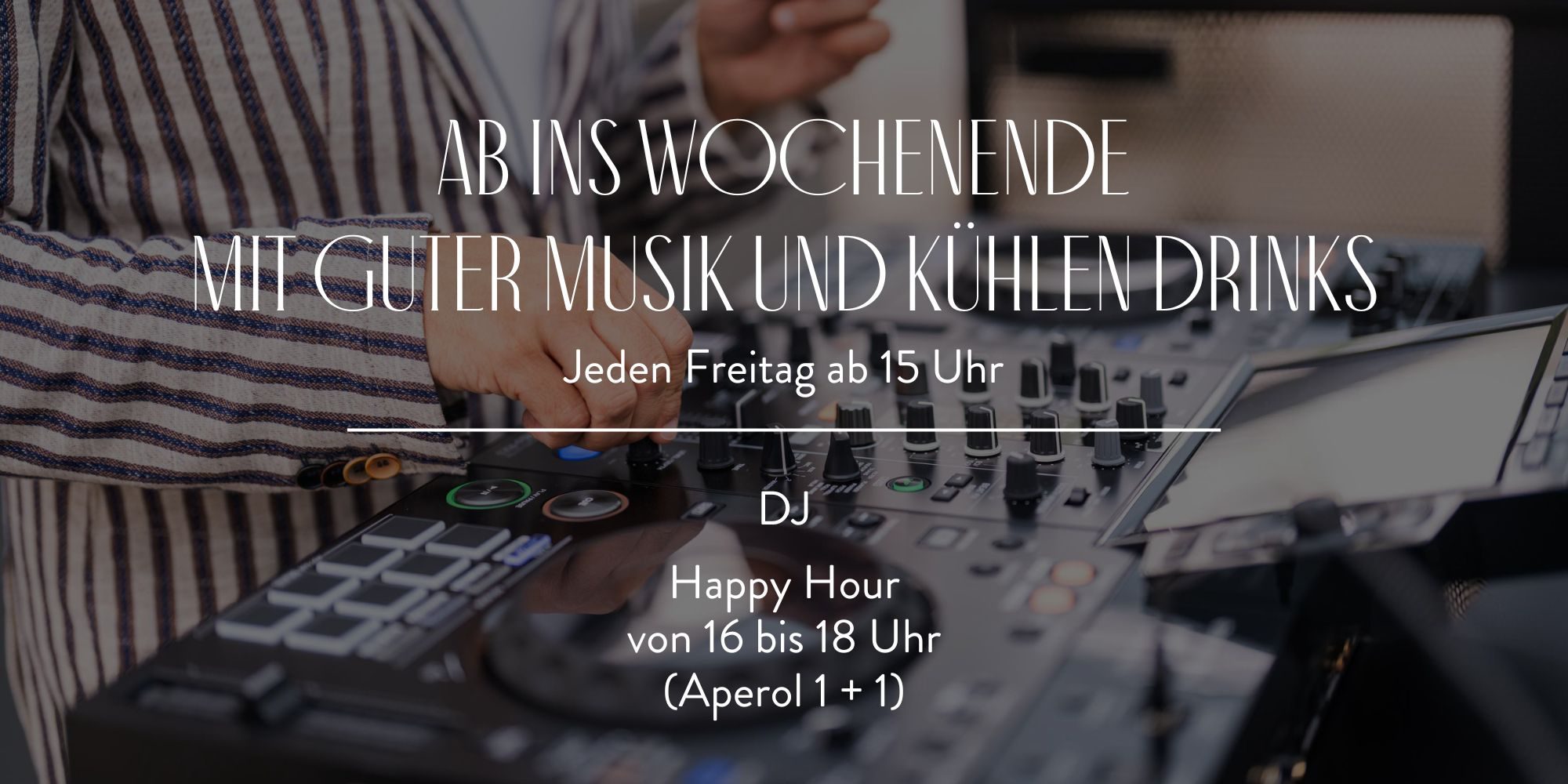 CP PopUp Banner DJ Nachmittag DE